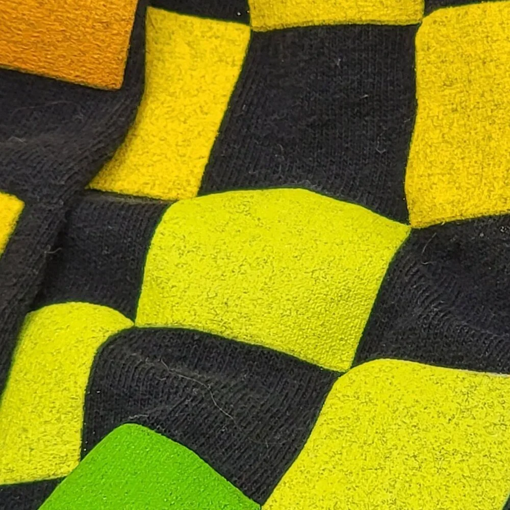 Polaroid Long Sleeve Graphic Tee With Rainbow Stripes On Back & Sleeves - 4X - Picture 14 of 16